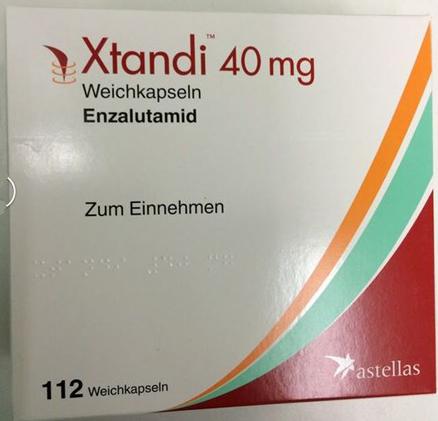 新一代前列腺癌口服藥Xtandi補充新藥申請獲批