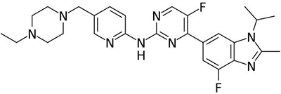 Abemaciclib的分子結構式